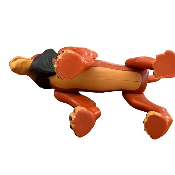 Vtg Scar Fighting Figurine Disney Lion King Collectible Plastic Toy - Picture 4 of 5